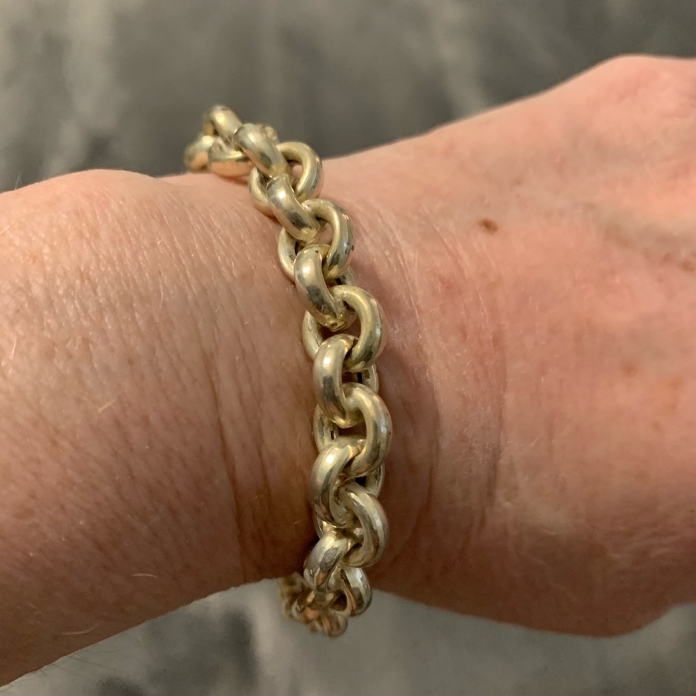 Beautiful Statement Piecesterling Silver Bracelet - image 6